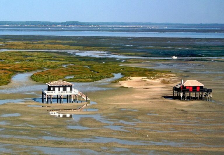 A fish house on the Atlantic coastline